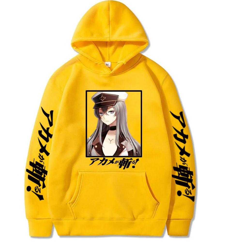 2025 Akame Ga Kill Hoodie Men Women Sweatshirt Print Unisex Streetwear Hip Hop Style Autumn Winter Fashion Hip Hop Tops  Clothes