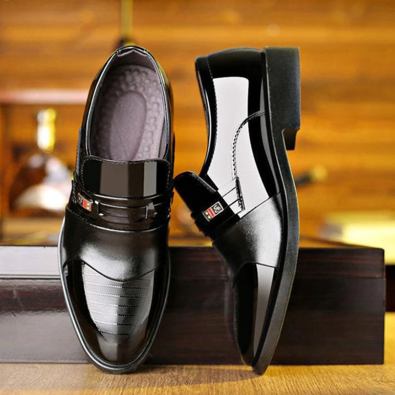 Fashion Leather Slip on Formal Men Shoes