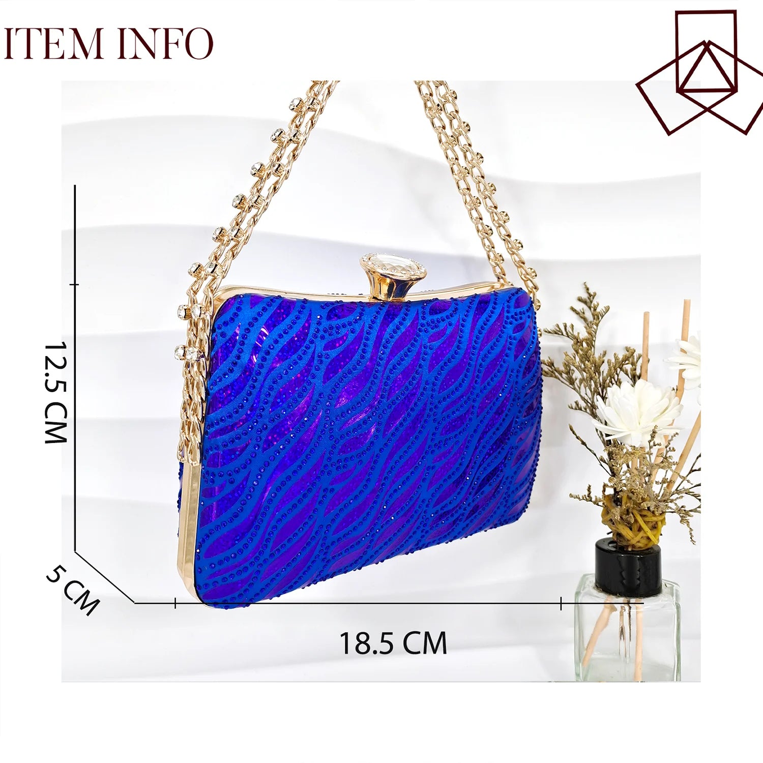 Fashion Shoes Matching Bag Set Decorated with Crystal Ladies Wedding Party