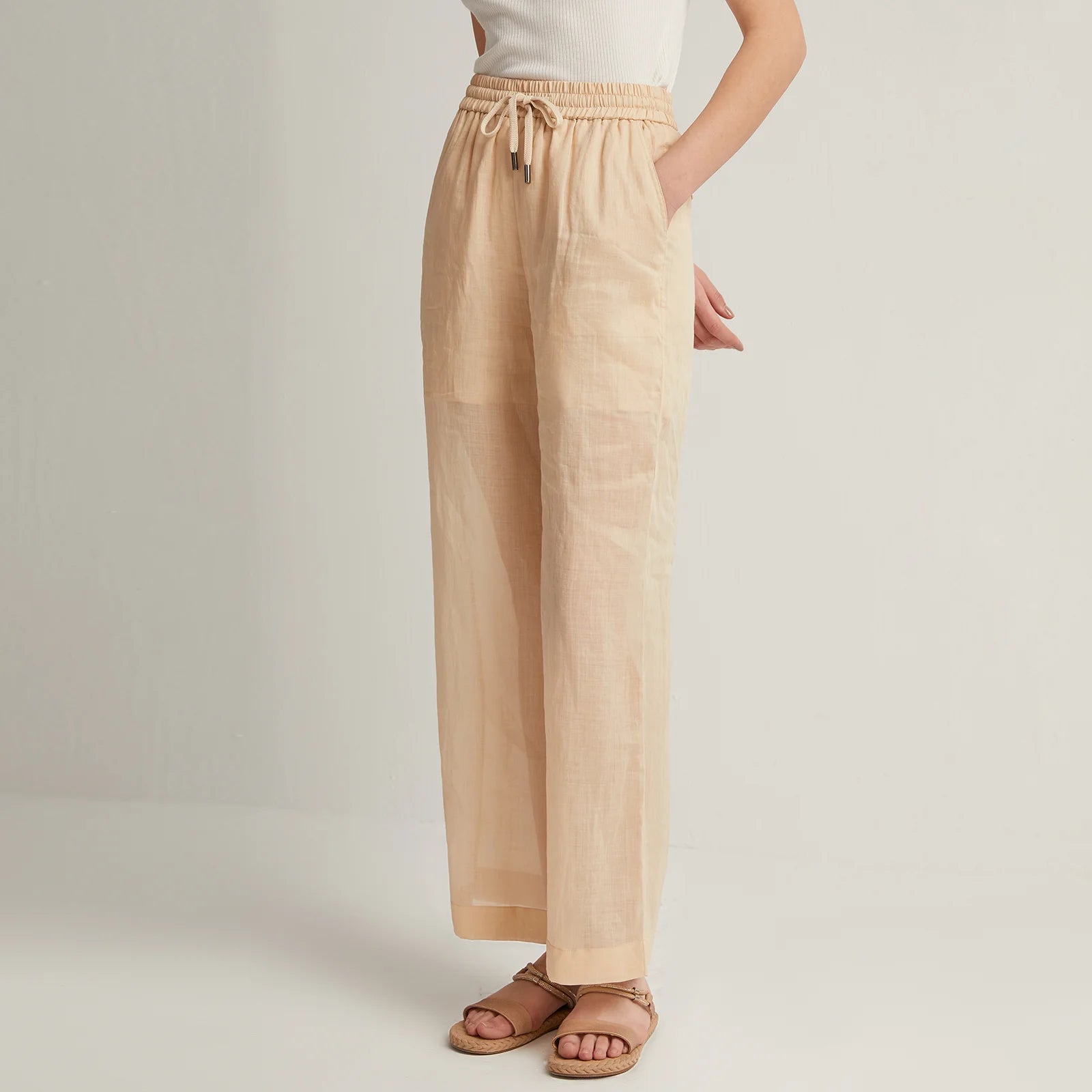 Womens High quality Linen pants