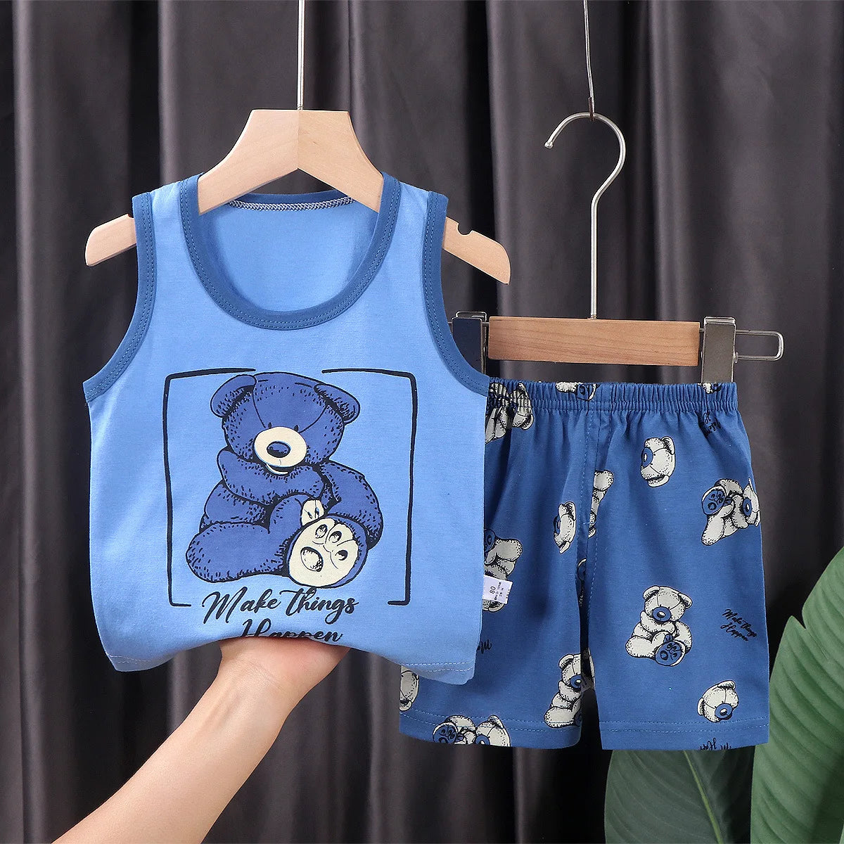 Children Clothing Vest Suit
