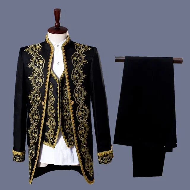 Black White Men's Suits