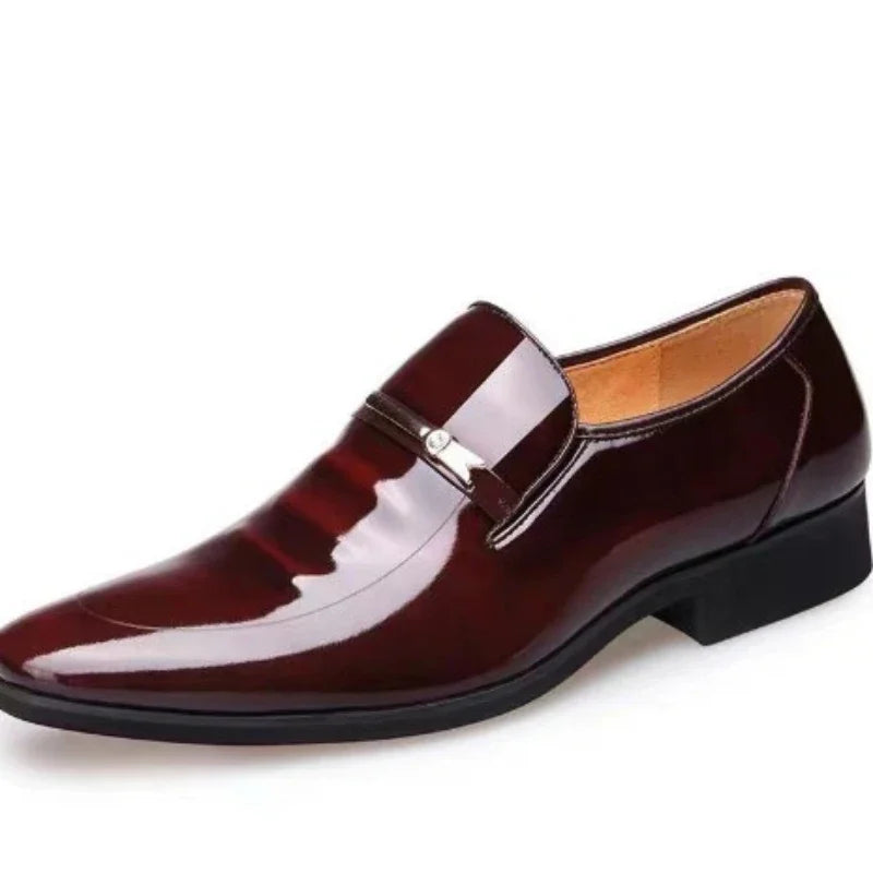 Men's Luxury Business Leather Shoes – Formal Oxford Style, Sizes 40–47