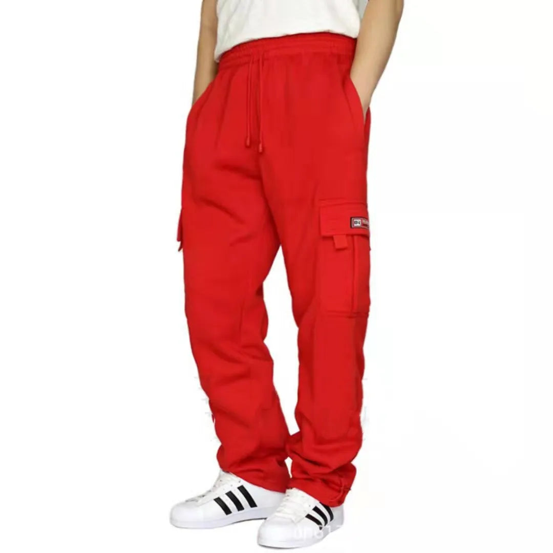 Men's Work Attire Foot Drawstring Leisure Sports Pants