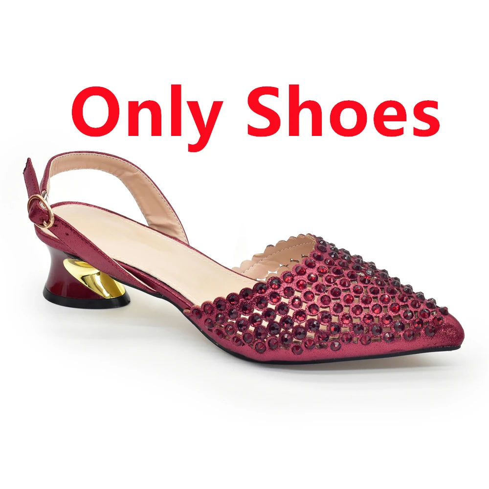 Nigeria Shoe and Bag Wedding Shoes Women Party Pumps