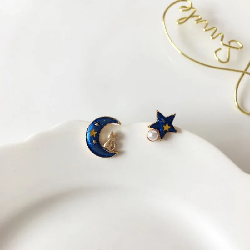 Flower Cute Animal Dangle Earrings For Women