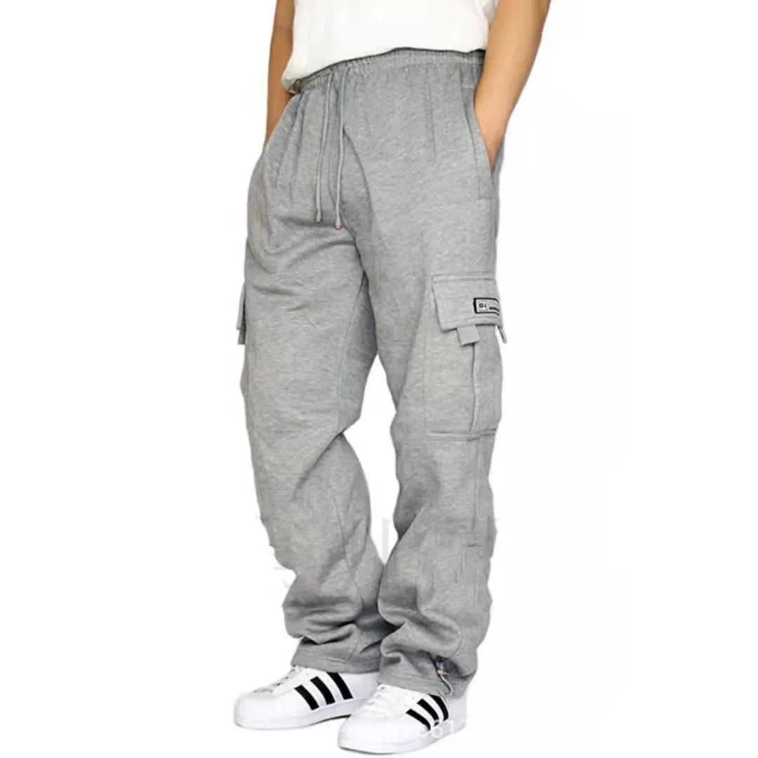 Men's Work Attire Foot Drawstring Leisure Sports Pants