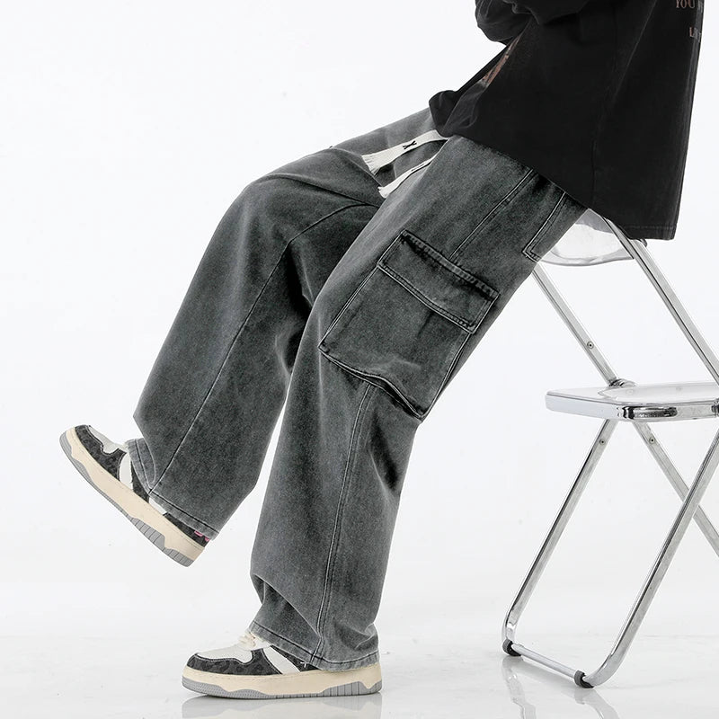 Men's Cargo Baggy Jeans