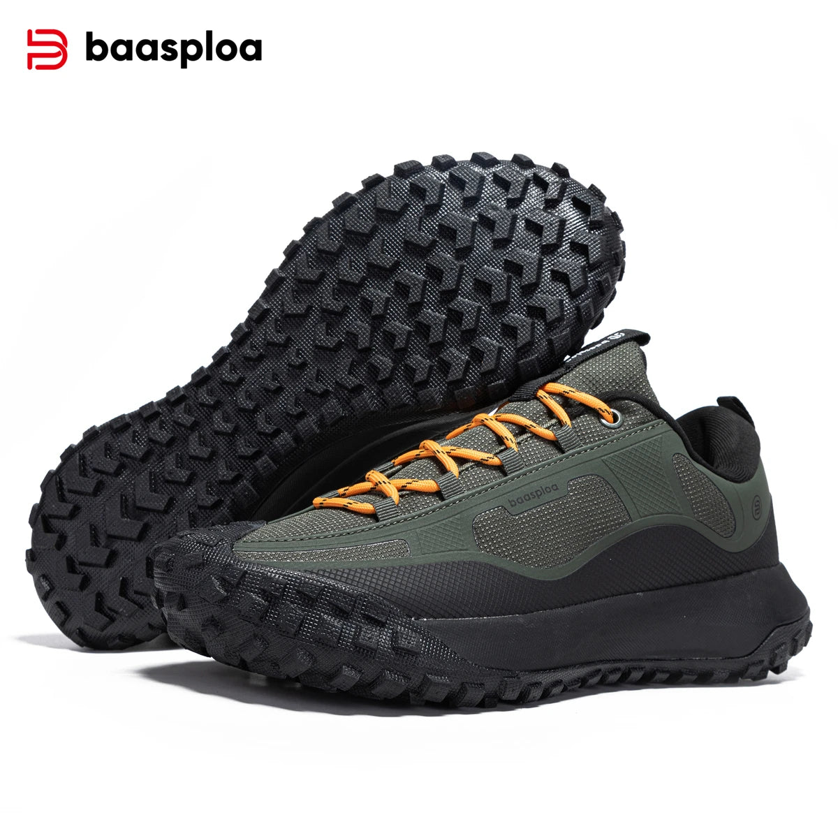 Men Hiking Shoes Casual Lightweight Lace-Up Walking Shoes