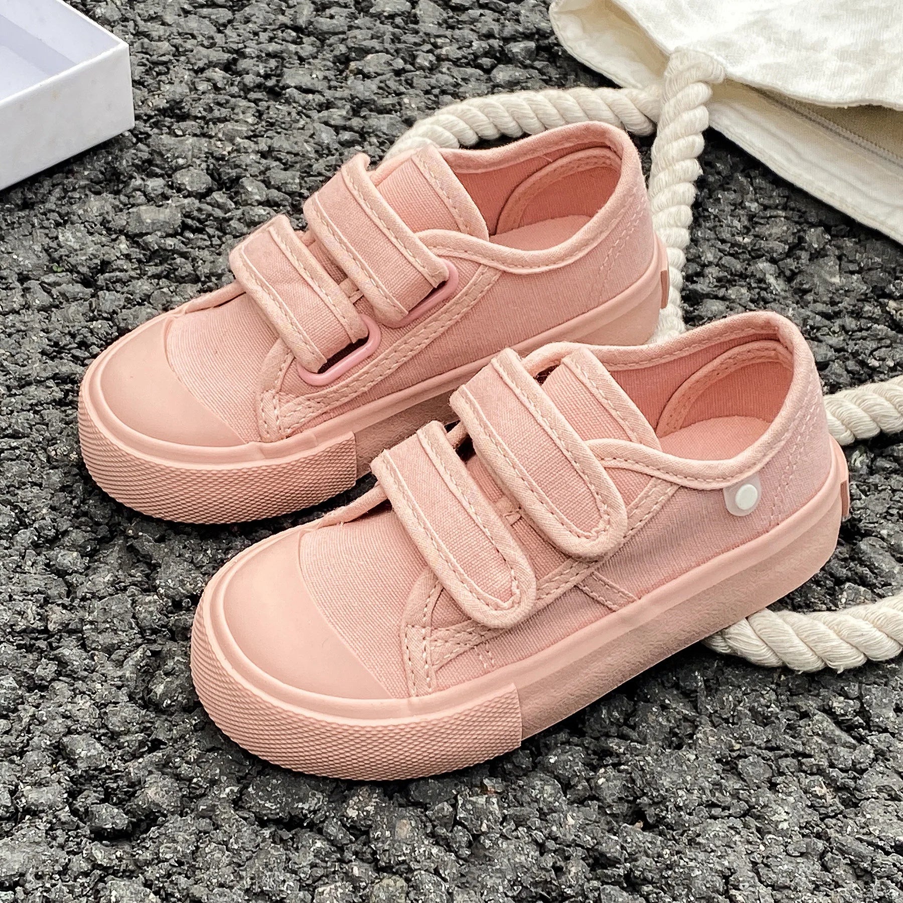 Canvas Shoe  Children Spring Toddler Infant Boys Sneakers Girls Candy Color Casual Shoes Baby Kids Breathable Soft Bottom Shoes