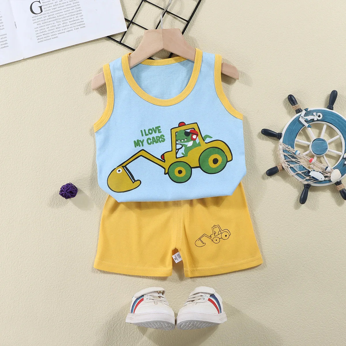 Children Sets Kids Vest Suit
