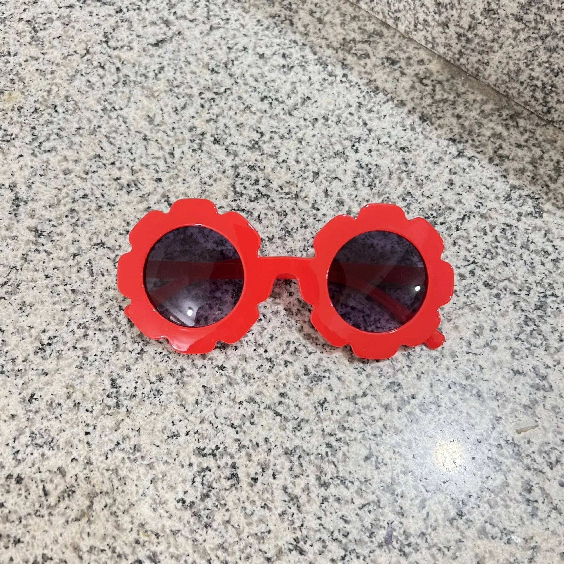 2023 new cute children's frosted glasses  color series baby sunglasses