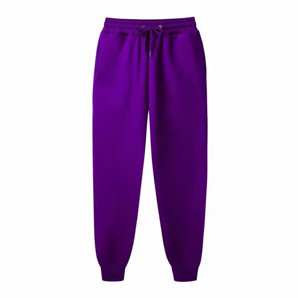 Fleece Men's Sweatpants Loose Sportswear Pants Breathable Trousers