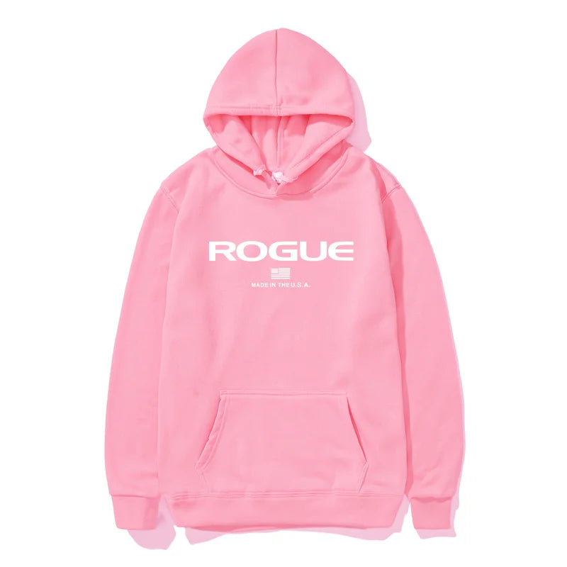 2025 Hoodie New Men's Sports Brand Rogue Fitnes Hooded Sweater Sports Cotton Fleece Men Pullovers Hip Hop Sweatshirt hombre ropa