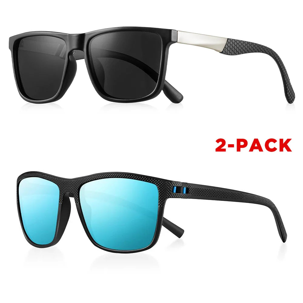 CRIXALIS Classic Square Polarized Sunglasses for Men Women Fashion Sports Sunglasses Male Vintage Outdoor Driving Fishing Shades