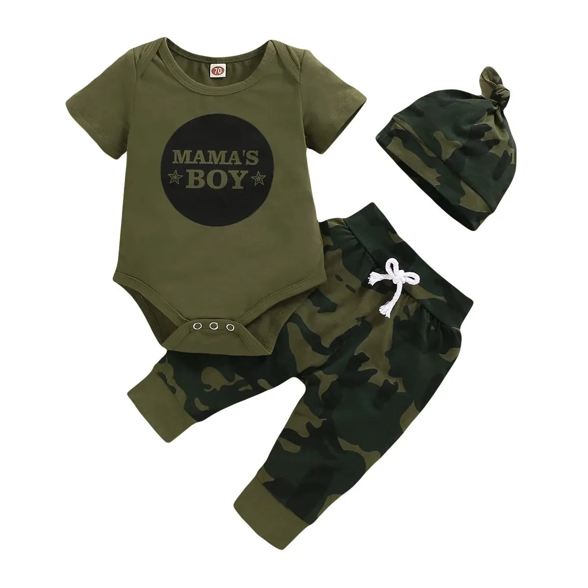 Baby Boy Letters Short Sleeve Romper