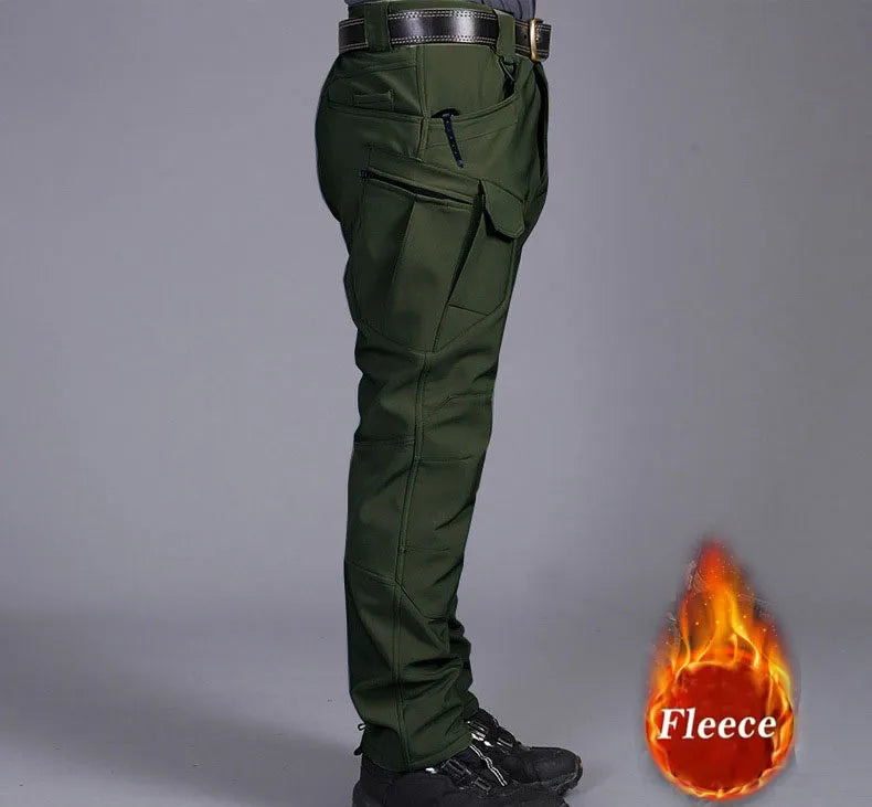 Men Outdoor Sharkskin Trousers Sports Camping Hiking Climbing Fishing