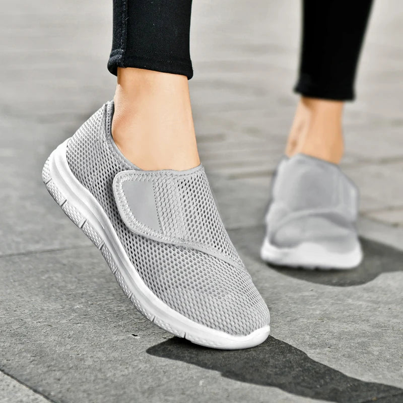 Women Sneakers Summer Men Medical Orthopedics Diabetic Shoes Wide Walking Adjusting for Edem Arthritis Swollen Feet & Elderly