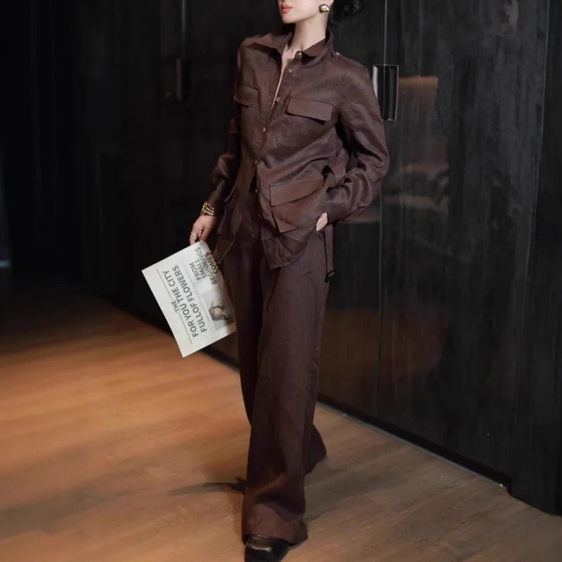 Women's Elegant Linen Set