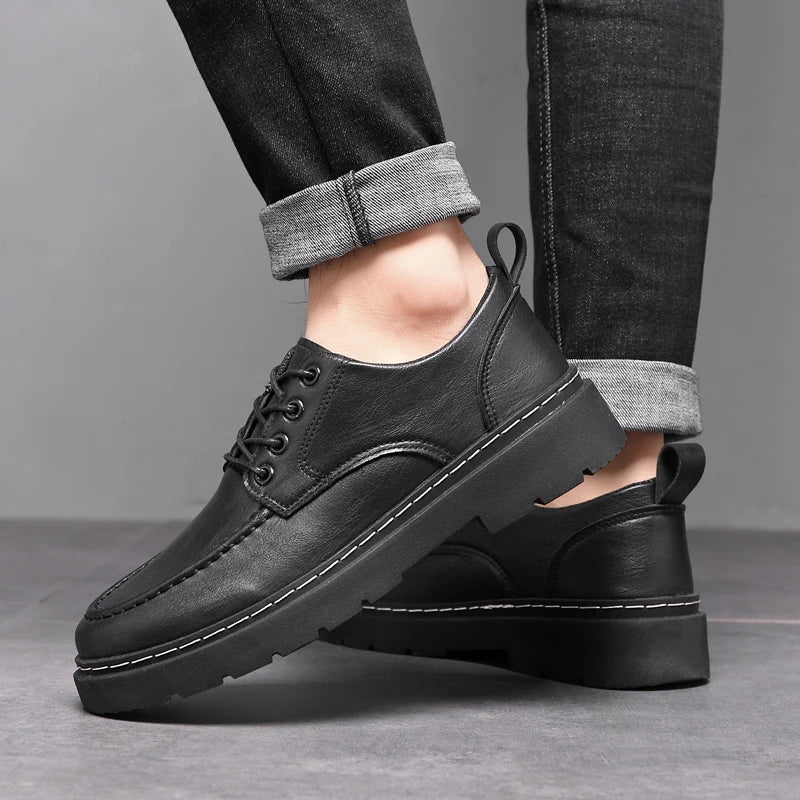 2024 New High Quality Men Casual Shoe Loafers Luxury Men's Leather Shoes Italy Oxford Shoes for Men Classic Business Dress Shoes
