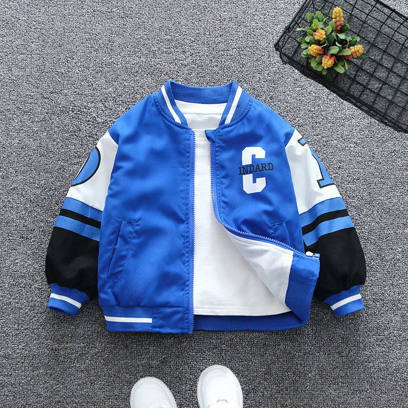 Kids Fashion Letter Print Jacket