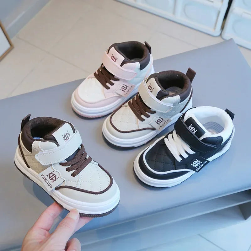 2025 Autumn New Children's Sneakers 1-6 Years Old Women's Baby Shoes Men's Casual Board Shoes Soft Bottom Children's Shoes