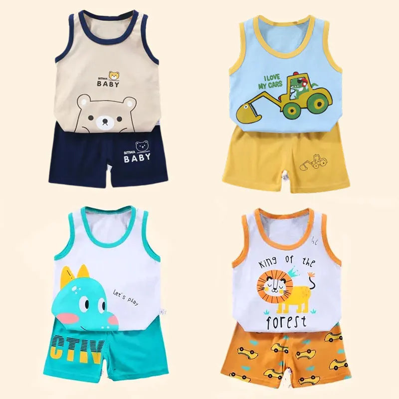 Children Clothing Vest Suit