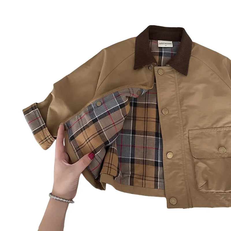 Boys Jacket Windbreak Outerwear