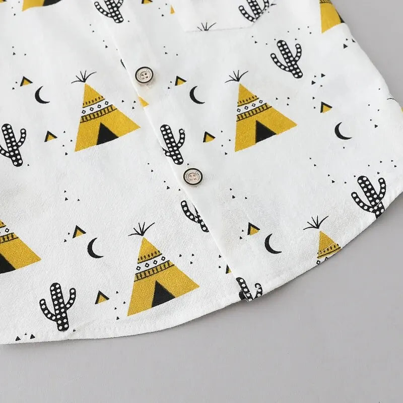 2PCS Children's Short Sleeved Shorts