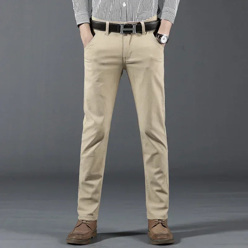 Soft Stretch Cotton 6 Color Office Casual Pants