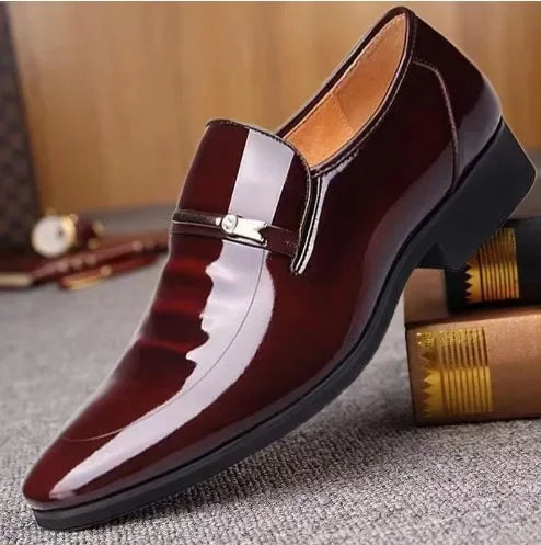 Men's Luxury Business Leather Shoes – Formal Oxford Style, Sizes 40–47
