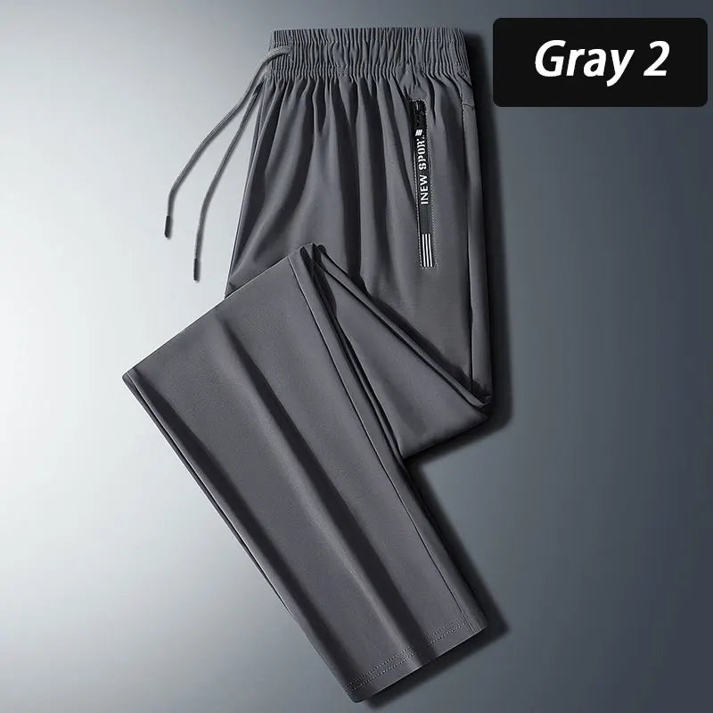 Running Pants Zipper Quick Dry Sweatpants
