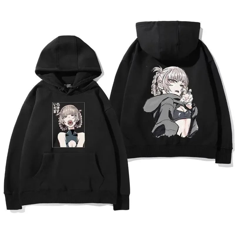 New Japanese anime Call of the Night hoodies Oversized Unisex personality Clothes sweatshirt Sports Graphic Fleece warm Casual