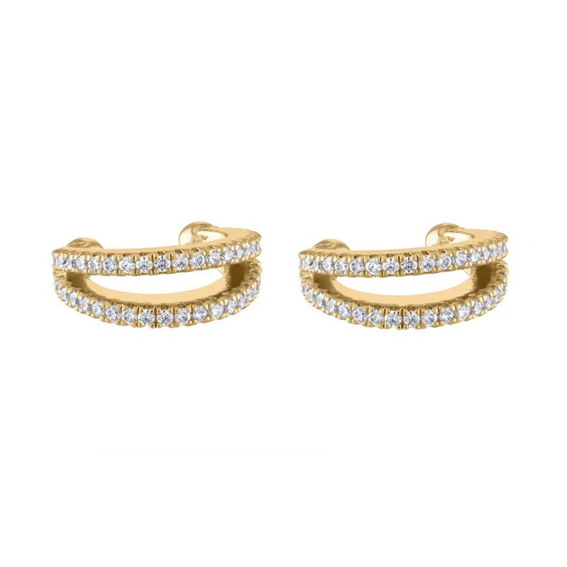 Gold Color Long Chain Dangle Earrings For Women