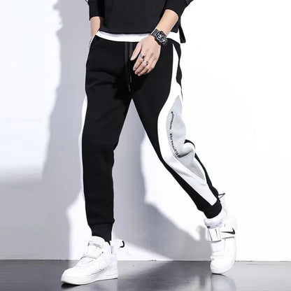 Men's Casual Pants Fashion Drawstring Casual Pants