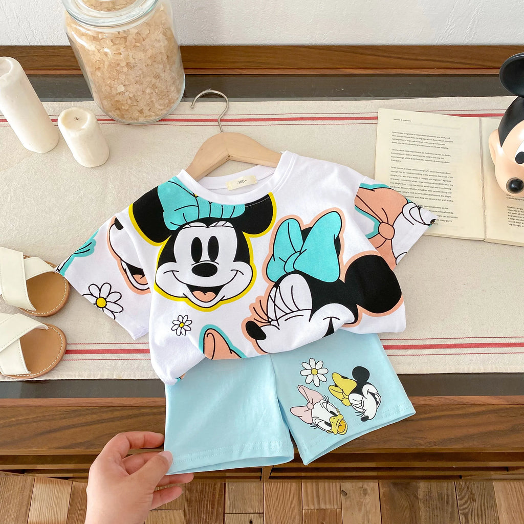 Baby Girl T-shirt And Shorts