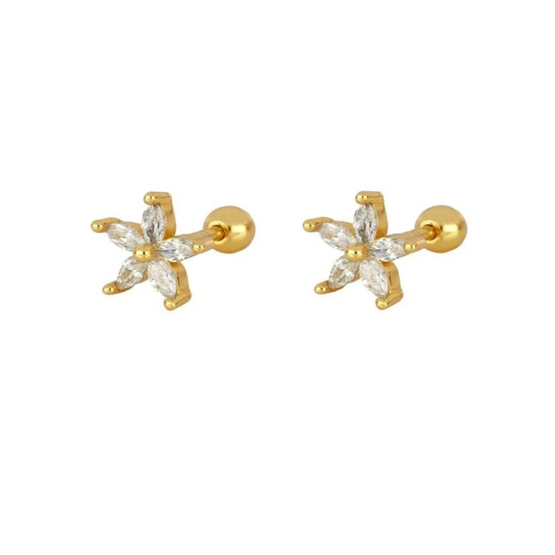 Gold Color Long Chain Dangle Earrings For Women
