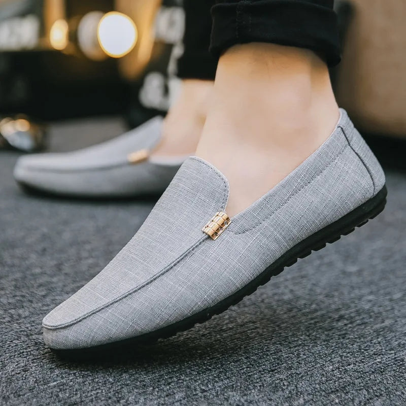 Shoes Men Casual  Comfort Men Shoes Denim Male Shoes Adult Footwear 2023 New Men Loafers Canvas Shoes Men Sneakers Driving Shoes