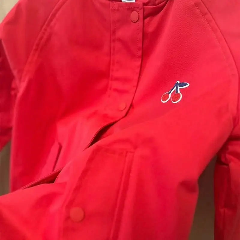 Red Cherry Jacket For Teenager