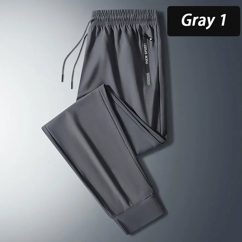 Running Pants Zipper Quick Dry Sweatpants