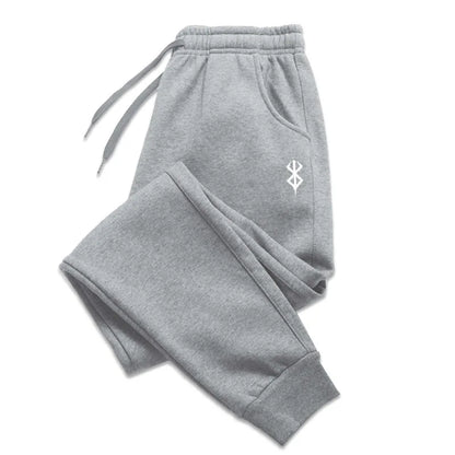 Print Men's Trousers Autumn And Winter Casual Pants