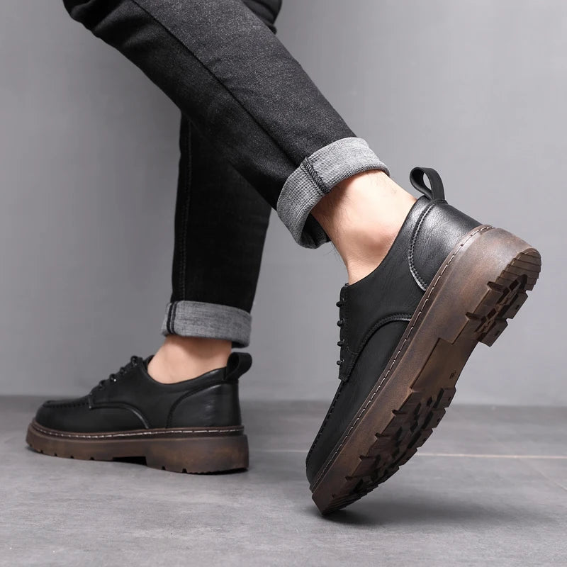 2024 New High Quality Men Casual Shoe Loafers Luxury Men's Leather Shoes Italy Oxford Shoes for Men Classic Business Dress Shoes