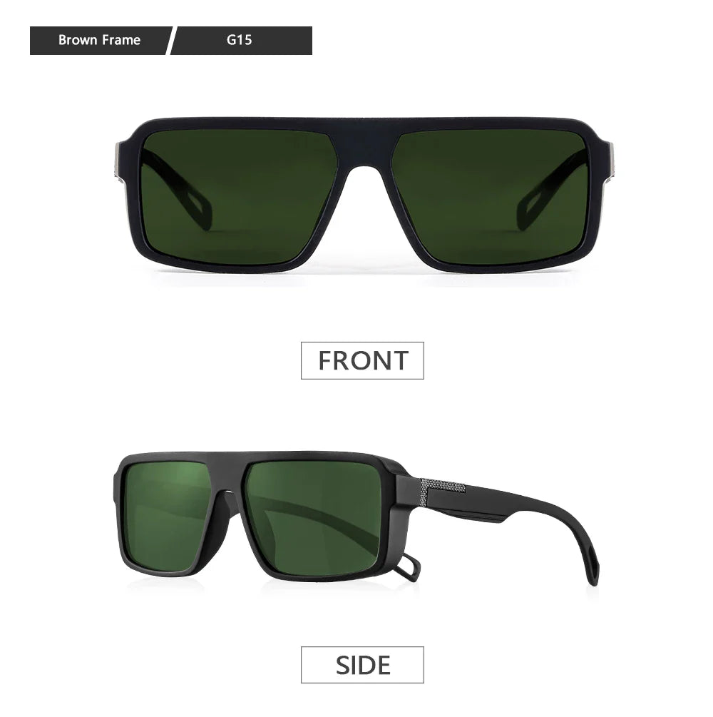 CRIXALIS Classic Square Polarized Sunglasses for Men Women Fashion Sports Sunglasses Male Vintage Outdoor Driving Fishing Shades