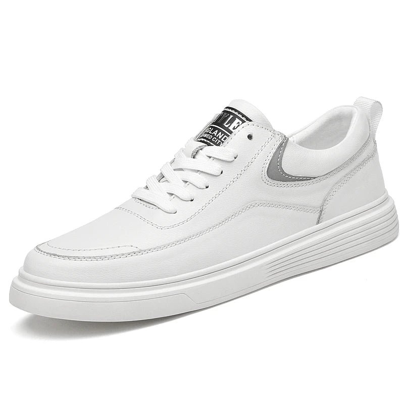 Genuine Leather Men Skateboard Shoes Youth Sneakers Designer Brand Vulcanize Footwear Fashion Male Casual Shoes New Trend Flats