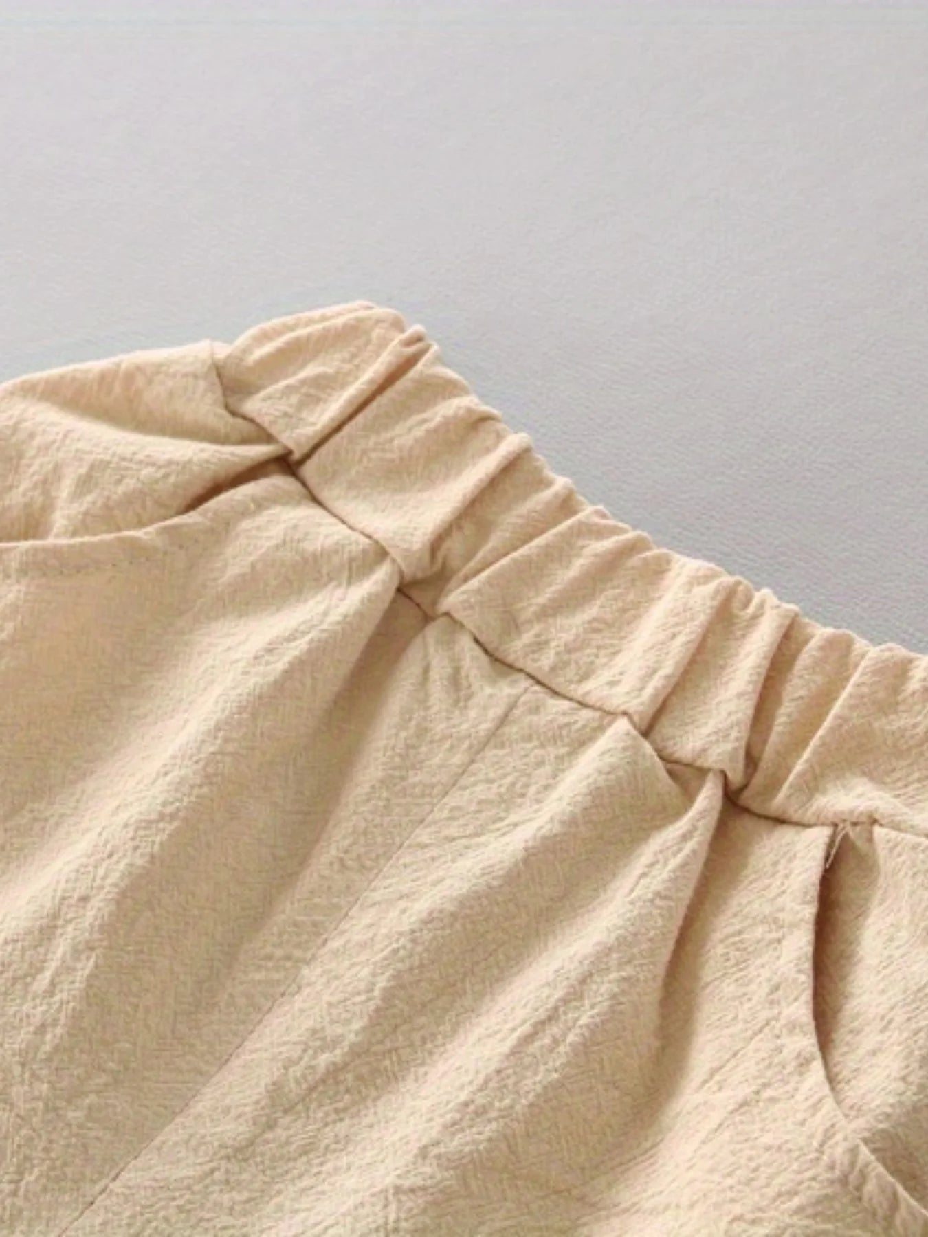Infant and toddler short sleeved shorts