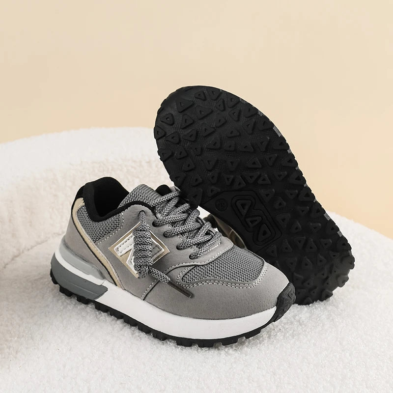 Children's Fashion Soft Sole Casual Sneakers Boys Girls Trend Running Shoes Kids Shoes Children Outdoor Sport Shoes