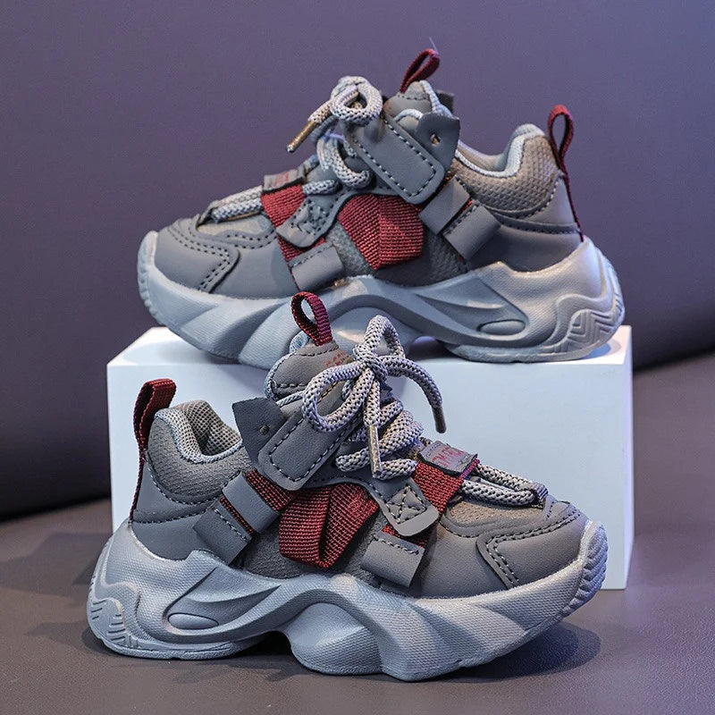2025 New Kids Shoes Chunky Sneakers Boys Girls Platform Casual Sports Shoes For Children Unisex Toddler Shoes Fall Autumn