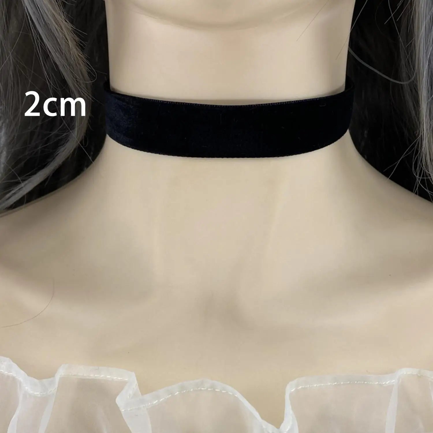 Gothic Style Black Velvet Choker Necklaces Rope Women