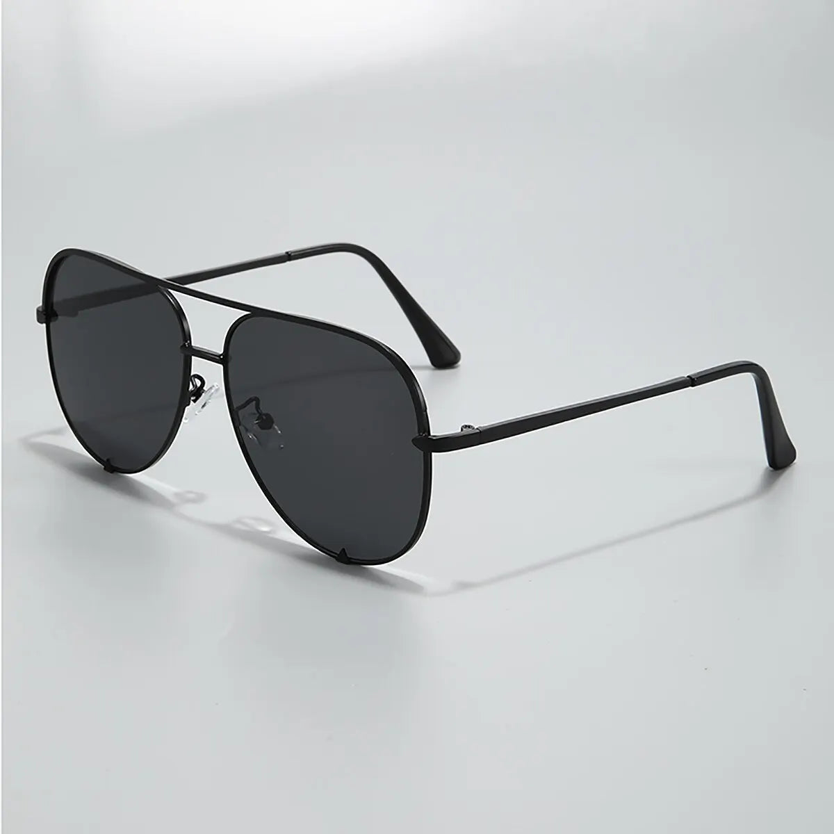 European And American Retro Style Double Beam Toad Mirror Men and Women Metal Sunglasses