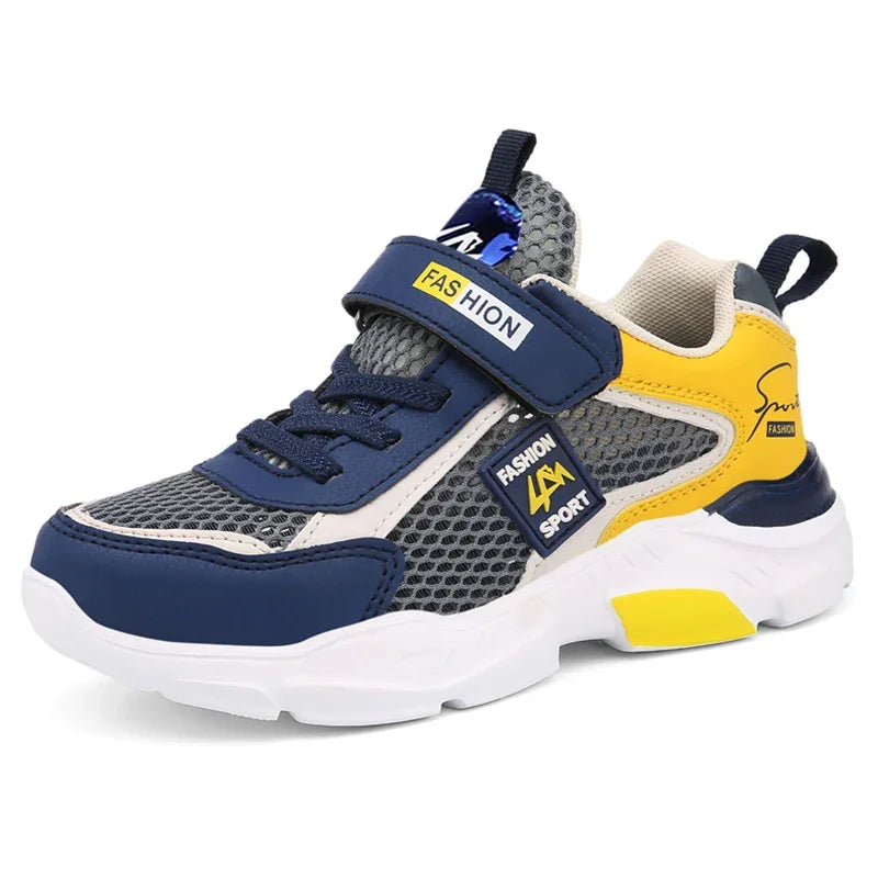 Summer Single Net Breathable Boys Sport Shoes Children Sneakers Rubber Leisure Trainers Casual Kids Sneakers